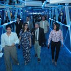 Johnny Czarninski, presidente ejecutivo, durante el recorrido por las nuevas salas.