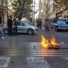 Disturbios en Teherán en octubre de 2022 por la muerte de la joven Mahsa Amini.