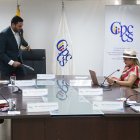 Tras la destitución de Nicole Bonifaz, Andrés Fantoni pasa a ocupar el sillón de la cabecera en la accidentada sesión del pasado miércoles.