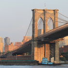 Referencial. El puente de Brooklyn conecta dos distritos de la ciudad de Nueva York