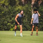 El ecuatoriano Leonardo Campana entrena para el partido de este sábado 6 de abril con Inter Miami