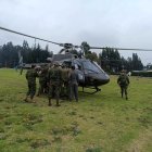 Atención. Luego de reportarse el hecho, el militar fue trasladado a un hospital en la capital.