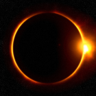 Referencial. Eclipse solar total.