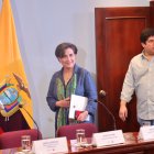Respaldo. La canciller Gabriela Sommerfeld explicó las razones para violar la sede diplomática de México.