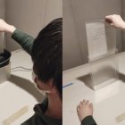 Deshacerse físicamente de un trozo de papel con sus pensamientos de enfado en una trituradora