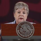 Fotografía de archivo de la canciller mexicana Alicia Bárcena.
