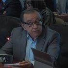 El representante de Colombia ante la OEA fue el encargado de motivar su proyecto de resolución.