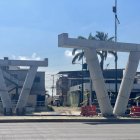 Puente ubicado en Brisas del Norte. Cuenta con los pilares, pero no con el camino para los usuarios.