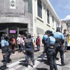 El operativo se realizó en la calle Rocafuerte, cerca al mercado San Francisco.