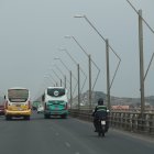 Así luce ahora el Puente de la Unidad Nacional.