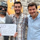 Diego Spotorno, Danilo Rosero y Xavier Pimentel.