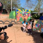 La grabación de la serie Somos Historias, en zona rural de Tierra Grata, departamento de Cesár