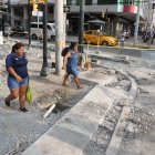 Han pasado siete meses desde que se inició la obra y aún está a medio terminar.