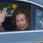 La reina Sofía sale del hospital tras cuatro días ingresada