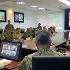 Lineamiento. El alto mando de las Fuerzas Armadas se reunió el último viernes para aplicar los lineamientos del conflicto interno.