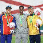El ecuatoriano Ian Pata fue oro en los 400 m  planos en tiempo de 47.41.