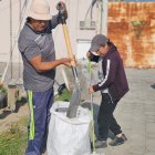 Vecinos se unieron para arreglar cambiar la imagen de su barrio Bosques IV