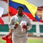 Erick Caicedo se colgó medalla de oro en la prueba de lanzamiento de bala.