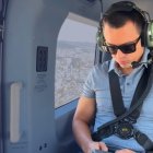 Durante la entrevista concedida a SBS, Australia, Noboa realizó un recorrido en helicóptero con el equipo de prensa.