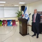 El embajador de Israel Tzach Sarid durantela rueda de prensa