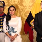 Hasta en las fotos, Verónica Abad y Daniel Noboa tenían distanciamiento. Aquí en una imagen del 23 de noviembre de 2023.