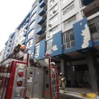 El incendio fue en un edificio ubicado en las calles Junín y Córdoba.