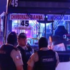 La víctima era oriunda de la parroquia Progreso y estaba acompañado de una amiga. Por alrededor de 30 años laboró como conductor de buses urbanos. En la imagen, la unidad que conducía.