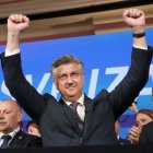 El primer ministro croata, Andrej Plenkovic, de la Unión Democrática Croata (HDZ).