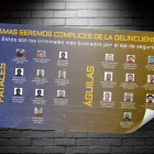 Parte de la lista de objetivos militares publicada por el Gobierno.