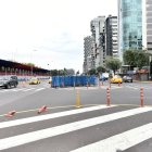 Los trabajos de pacificación vial iniciaron el jueves 18 de abril en la Av. Los Shyris