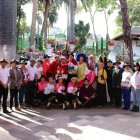 Festejo. Los grupos recorren el parque Montalvo y la Quinta de Mera.