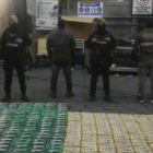 Parte del cargamento que fue descubierto por la Policía, según indicó este 20 de abril.