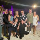 Delegación de Ecuador con Juan Carlos Arciniegas.