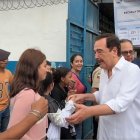 Jaime Nebot participó de las votaciones de la consulta popular 2024.