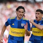 Edinson Cavani y Miguel Merentiel marcaron los goles del triunfo de Boca Juniors.
