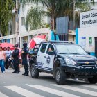 Uniformados vigilaron los recintos electorales en Guayaquil