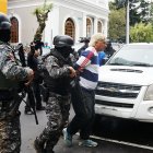 Uno de los más buscados del país llegó este 22 de abril a Unidad de Flagrancia, en Quito.