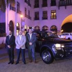 Daniel Yánez, Rodrigo Sevilla y Carlos Simmonds.