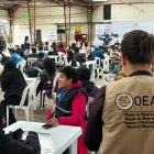 15 observadores internacionales de la OEA siguieron de cerca el proceso electoral de la consulta popular y refréndum en Ecuador.