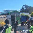 Una persona falleció atropellada en Quito, en el sector de la estación de la Ecovía, en la av. Río Coca.