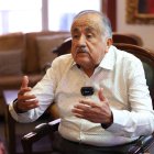 El exgobernador del Guayas Alberto Molina durante una entrevista con EXPRESO.