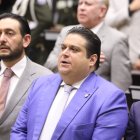 El procurador general del Estado, Juan Carlos Larrea, en un evento público.