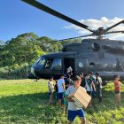 El helicóptero MI 171 fue fotografiado la mañana de este viernes 26 de abril de 2024, minutos antes de su accidente.