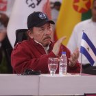 Daniel Ortega durante la XXIII Cumbre del ALBA desarrollada en Caracas, Venezuela.