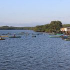 Recolectores de concha salen en canoa hasta los manglares desde el recinto Pampanal, en el norte de Esmeraldas.