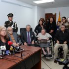 Miembros de la CNA se pronuncian en abril de 2017 tras la sentencia que recibieron por la contrademanda del contralor Carlos Pólit.