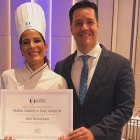 Gaby con su esposo, Carlos Luis