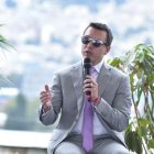 Daniel Noboa durante la inauguración del centro Integral Familiar La Ferroviaria