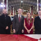 José Morales, Roberto González, Caridad Vela y Henry Yandún.