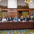 Corte. La delagación de Ecuador, encabezada por el embajador  Andrés Terán Parral, participó de la sesión.